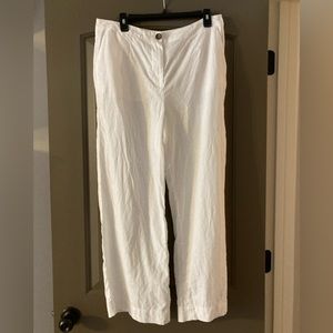 Boden EUC Wide Leg Linen Pants